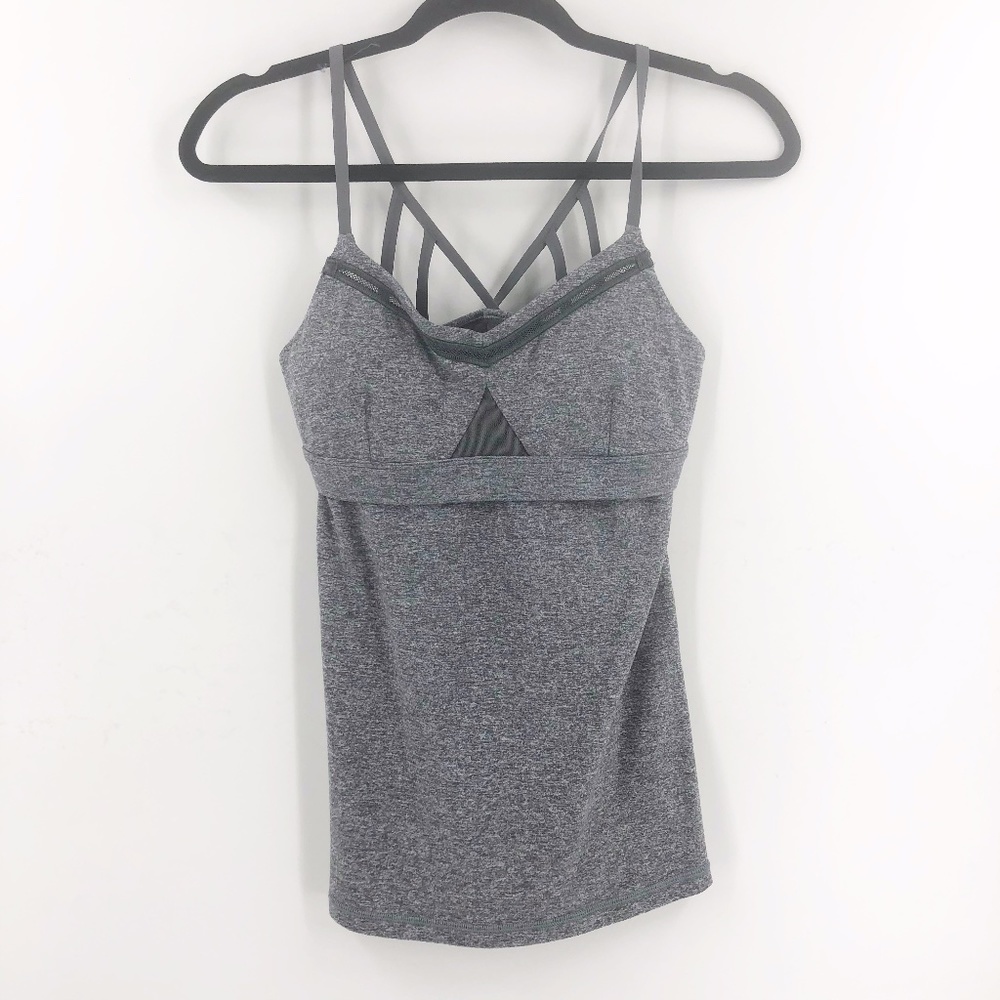✅ Lululemon Just Breathe‎ Tank Heathered Slate 6